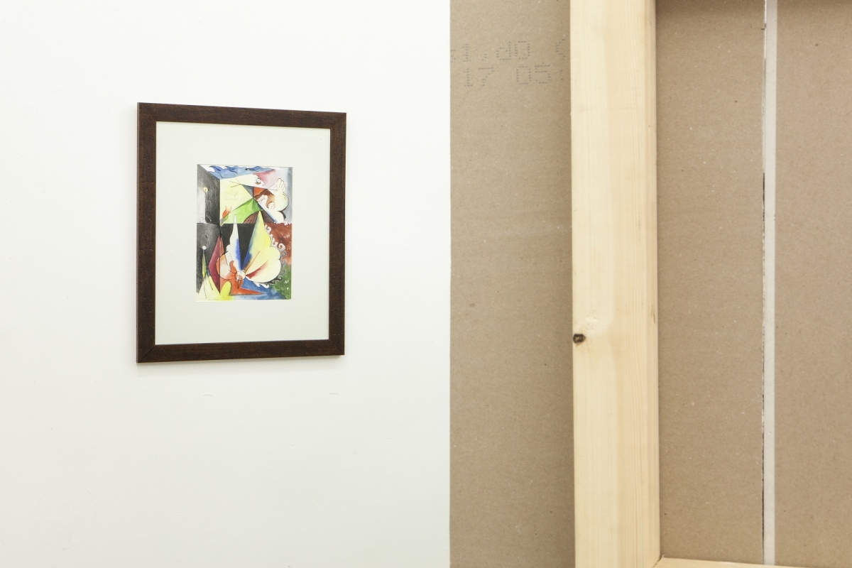 Mirak Jamal, - cornered -, installation view, 427 Gallery, Riga, 2017