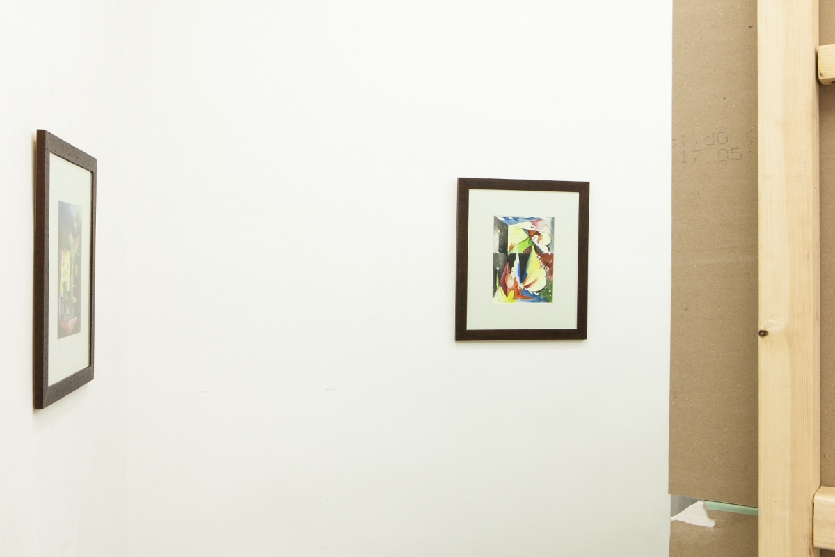 Mirak Jamal, - cornered -, installation view, 427 Gallery, Riga, 2017