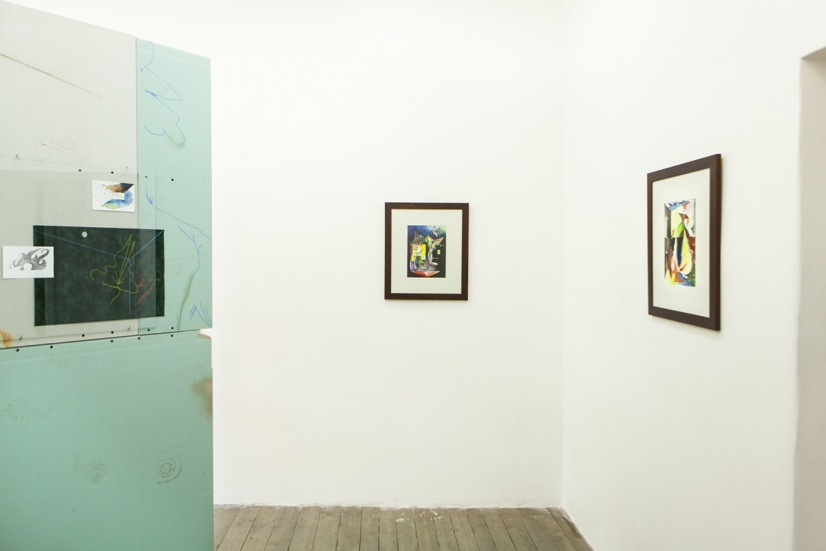Mirak Jamal, - cornered -, installation view, 427 Gallery, Riga, 2017