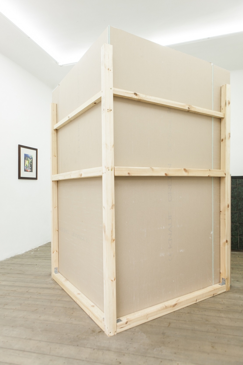 Mirak Jamal, - cornered -, installation view, 427 Gallery, Riga, 2017