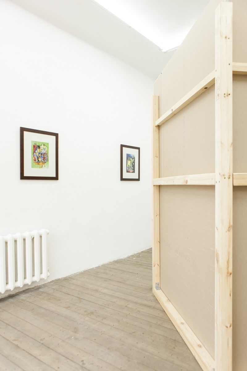 Mirak Jamal, - cornered -, installation view, 427 Gallery, Riga, 2017