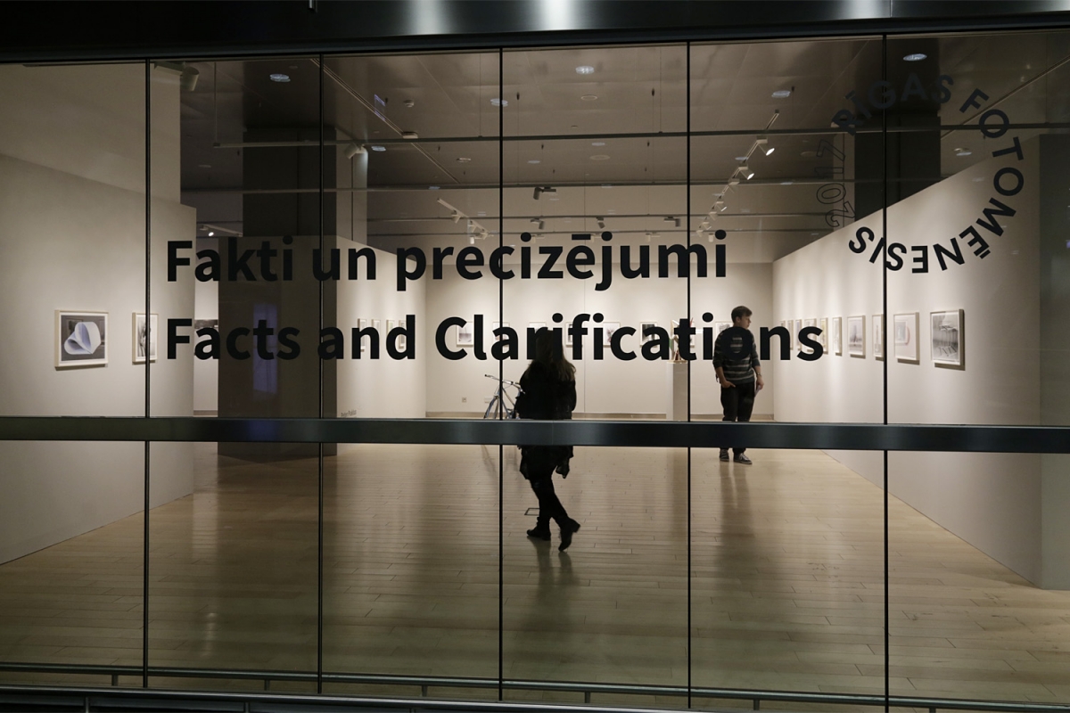Facts and Clarifications. Exhibition view, Latvian National Library Exhibition Hall, 2017