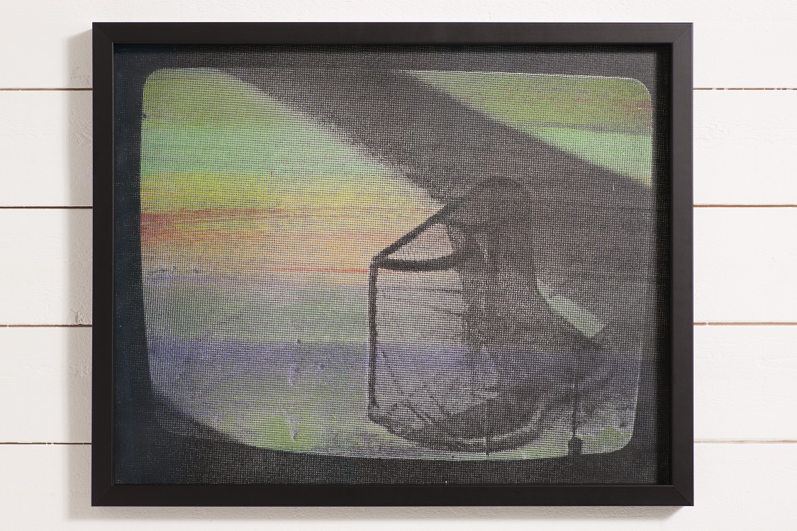 Atis Ieviņš. TV. Photo-screenprint. Series of 3 works. 42 x 53 cm 1980 Latvian Museum of Contemporary Art ABLV Bank section’s collection. Photo: Didzis Grozs 