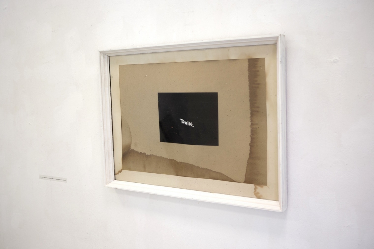 “Dailė“ (Fine-art), digital photography, old frame, 2017
