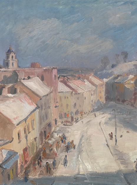 Vytautas Mackevičius. Vilnius. Didžioji street, 1942. Fragment 