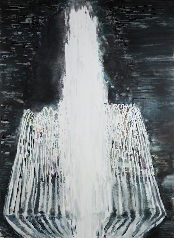Fountain, oil on canvas 170x125, 2017