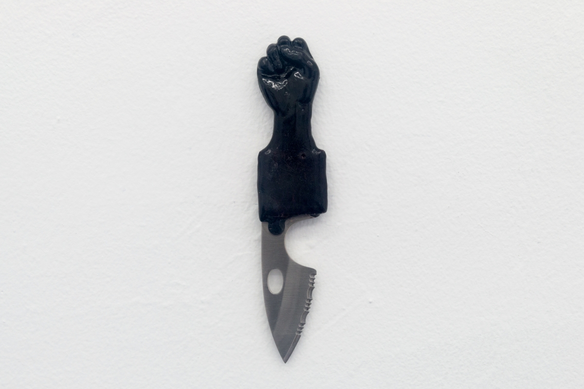 Perrin Turner, Model 1, 2018 Handle, resin and blade 6 x 1 x 1/4 inches