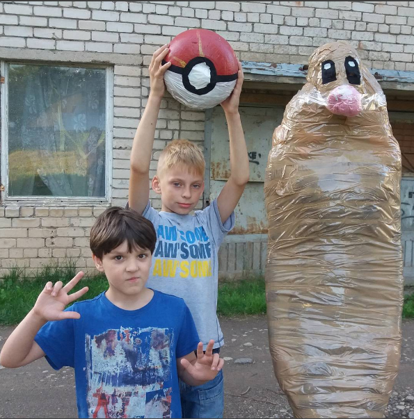 "Gotta catch them all! Diglet is cought!" Pokemon - go (ongoing project)