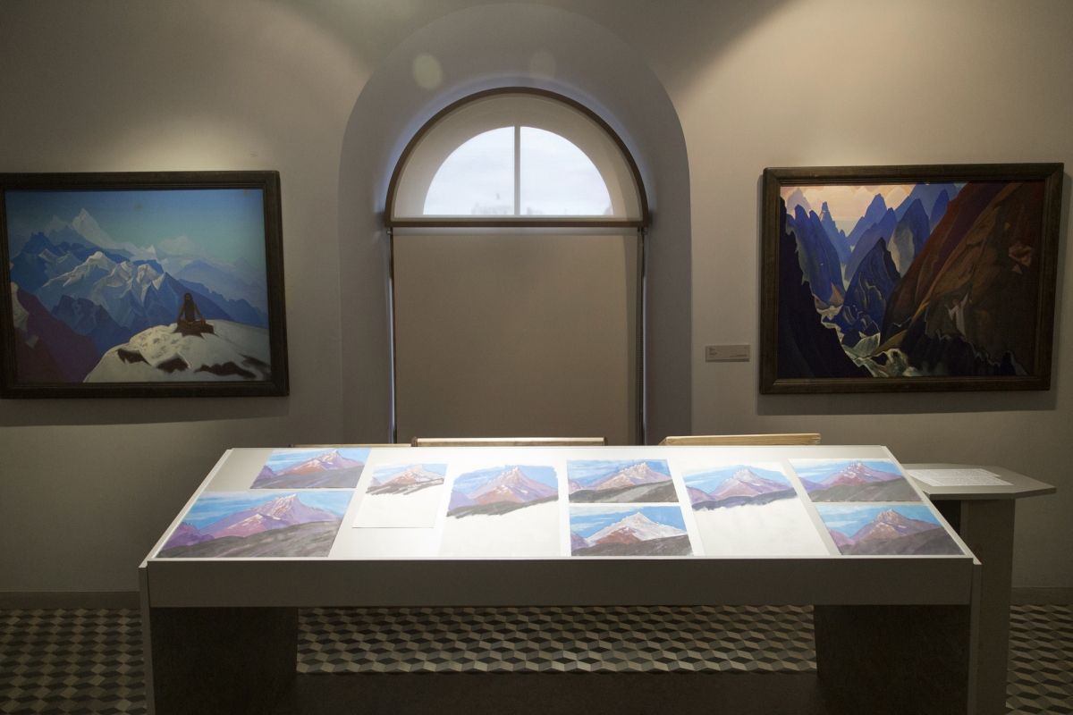 Minna Henriksson. Repeating Roerich. Installation, 2018. Photo: Margarita Ogoļceva, Latvian Centre for Contemporary Art, 2018