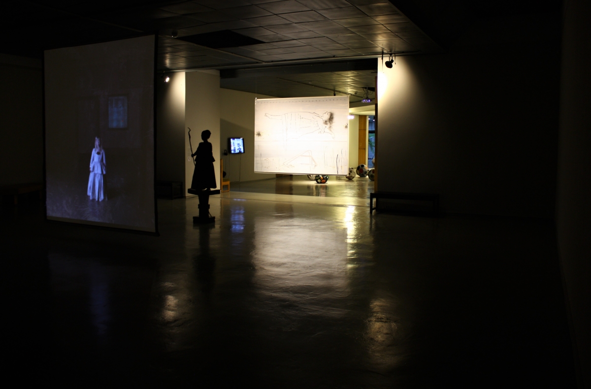 Christine Dixie (PAR) “To be King” installation view, M. Žilinskas art gallery.