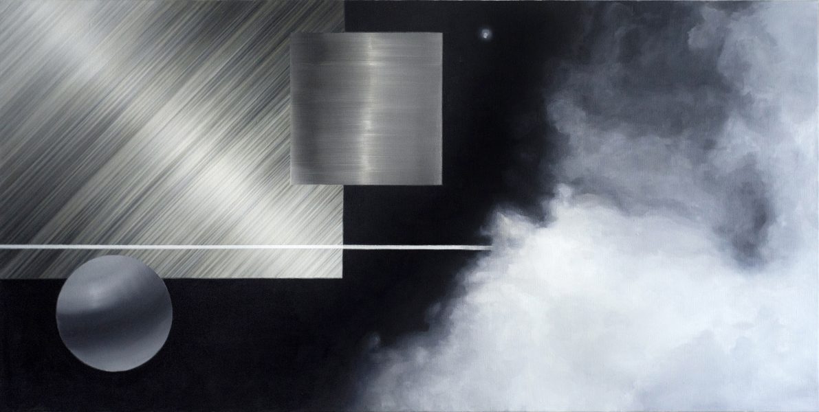 Holger Loodus. "Steam", 2019. Oil, canvas, 90x180cm. Photo: Holger Loodus.