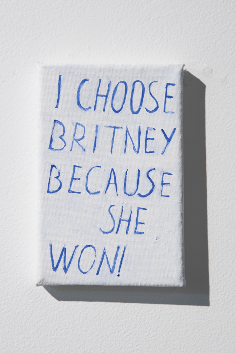 Dovilė Bagdonaitė, I Choose Britney Because She Won, 2019